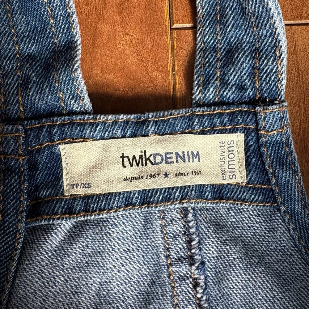 Blue Denim Women’s Overall Dress - Picture 3 of 5